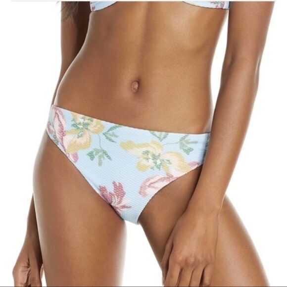 NEWChelsea 28 Blue Floral Swim Bottom Size Large - Picture 3 of 5